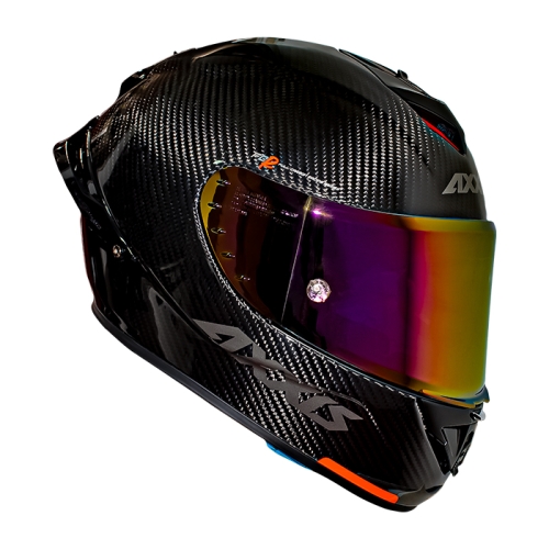 CASCO COBRA INTEGRAL CARBON SOLID A5 BLACK