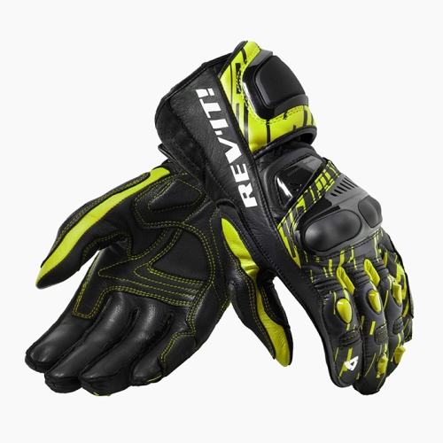 GLOVES QUANTUM 2 NEON YELLOW BLACK